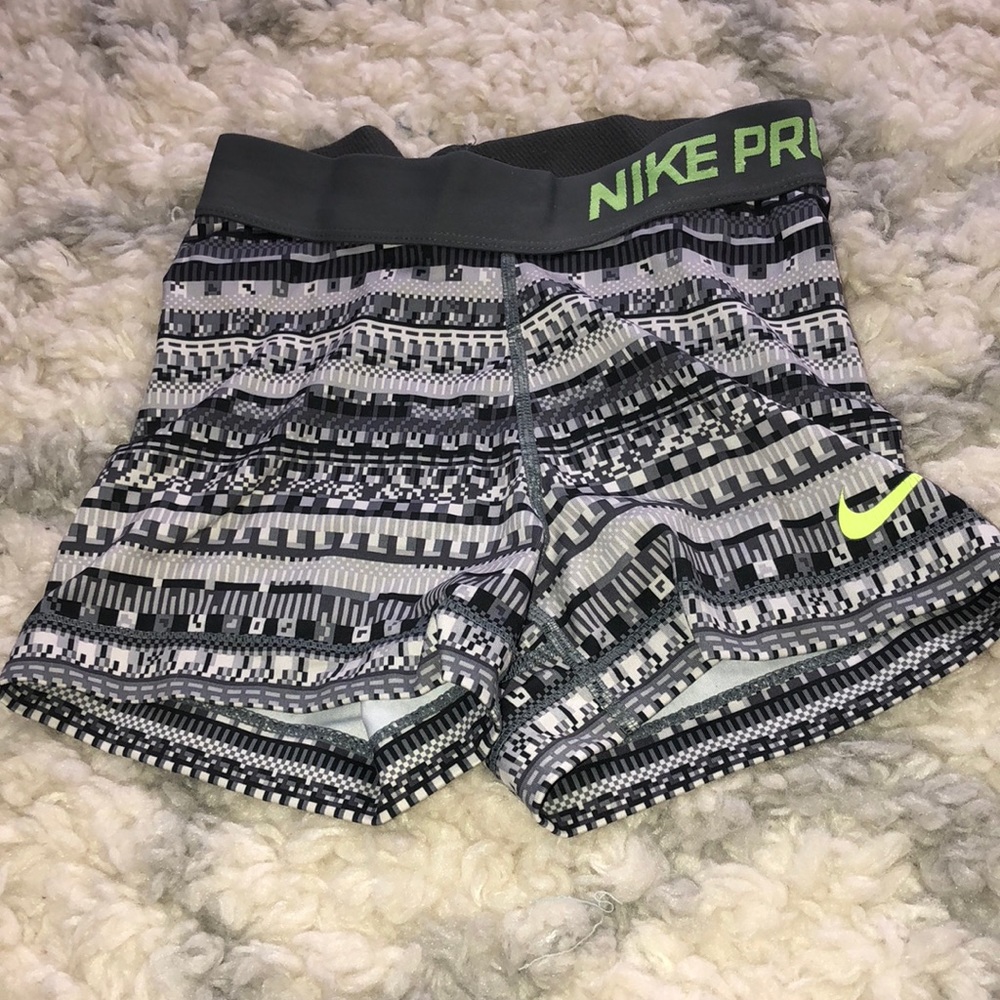 Nike pro spandex shorts